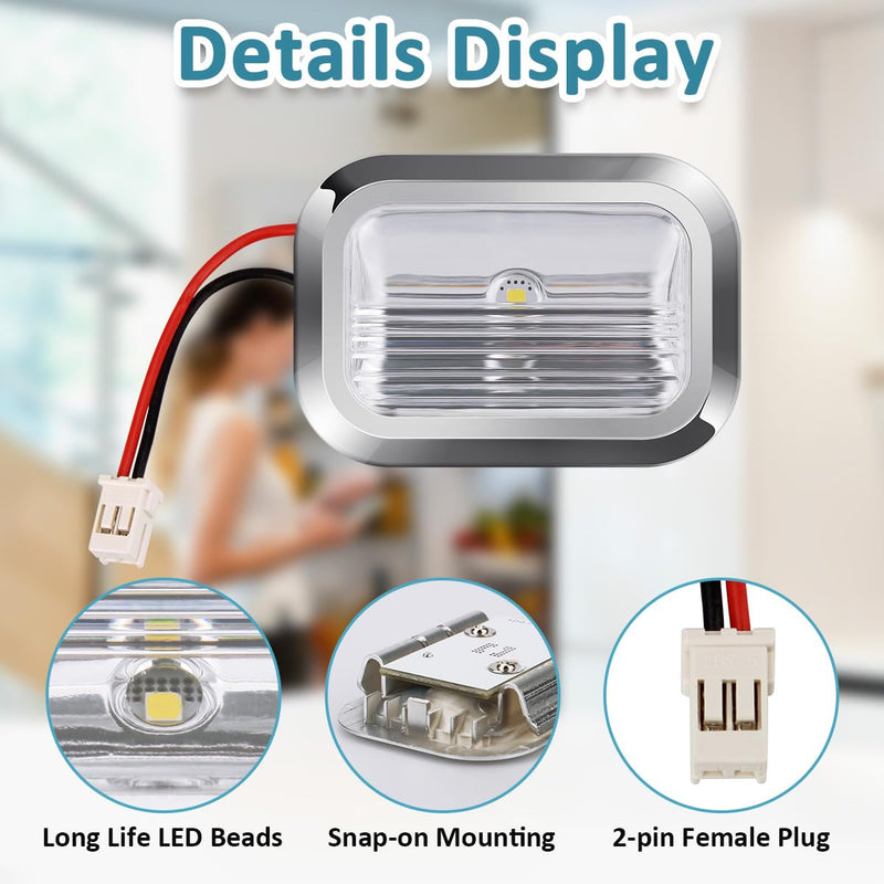 W11462342 Refrigerator LED Light Module for Whirlpool Kenmore Kitchenaid Refrigerator Replaces AP6989197 PS16218086 W10908166 W10607479 W10843339 Refrigerator Parts & Accessories LED Module