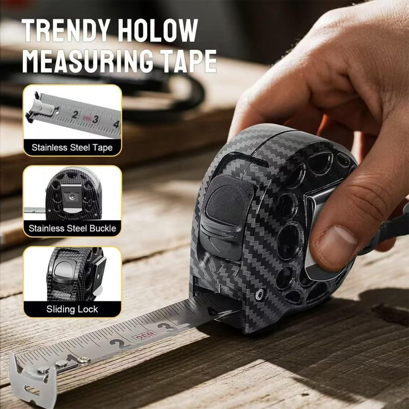 25Ft Stainless Steel Tape Measure | Waterproof, Inch Scale