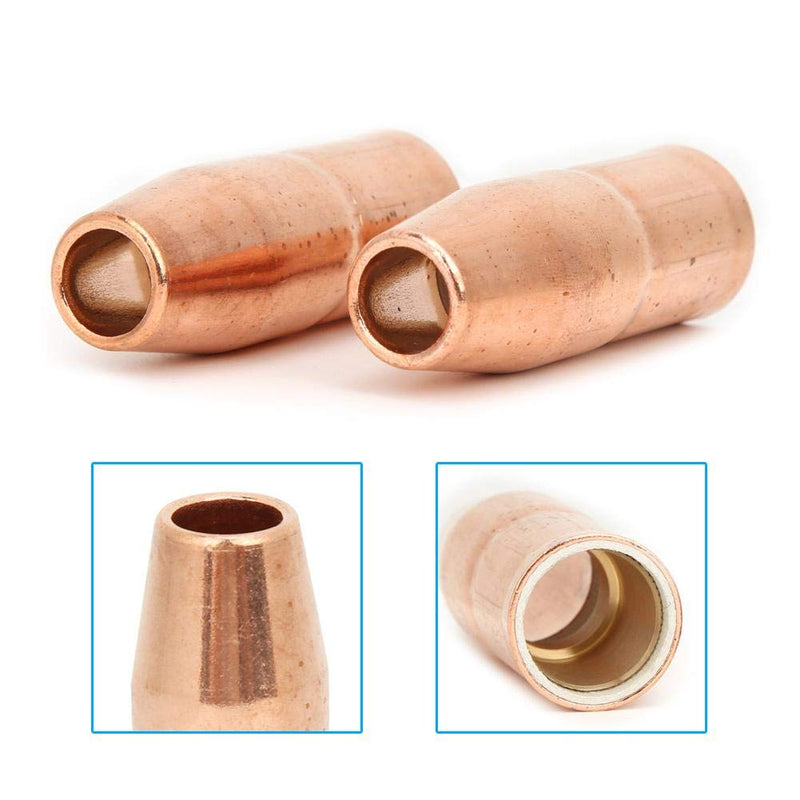 2pcs 169-724 MIG Welding Nozzles 1/2" Recessed Tip Fit for M25 M40 Gun