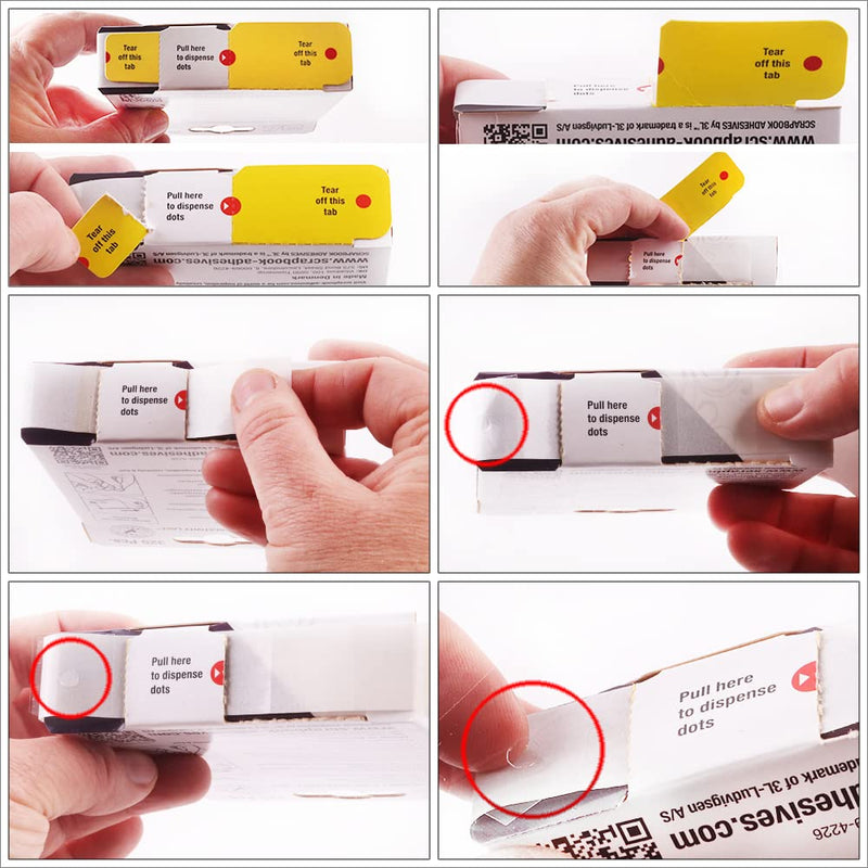 Scrapbook Adhesives by 3L 01308 Adhesive Dots - Large Permanent Large Dots