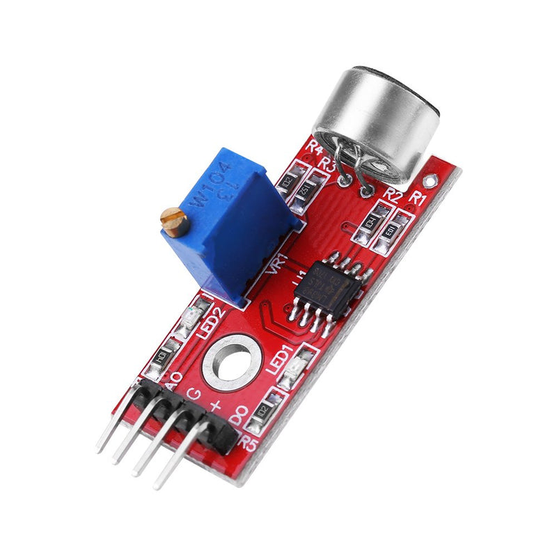 Eujgoov DC 3.3V/3.5V Microphone Amplifier Sound Sensor Sound MIC Voice Module 20dB Fixed Gain