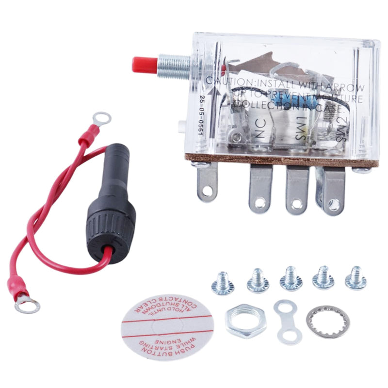 12V Magnetic Switch 25700287 518PH-12 Compatible with Murphy Switchgage for Bandit Chipper Marine Diesel Engine Heavy Duty Diesel Generator Engines and Distributor Ignition