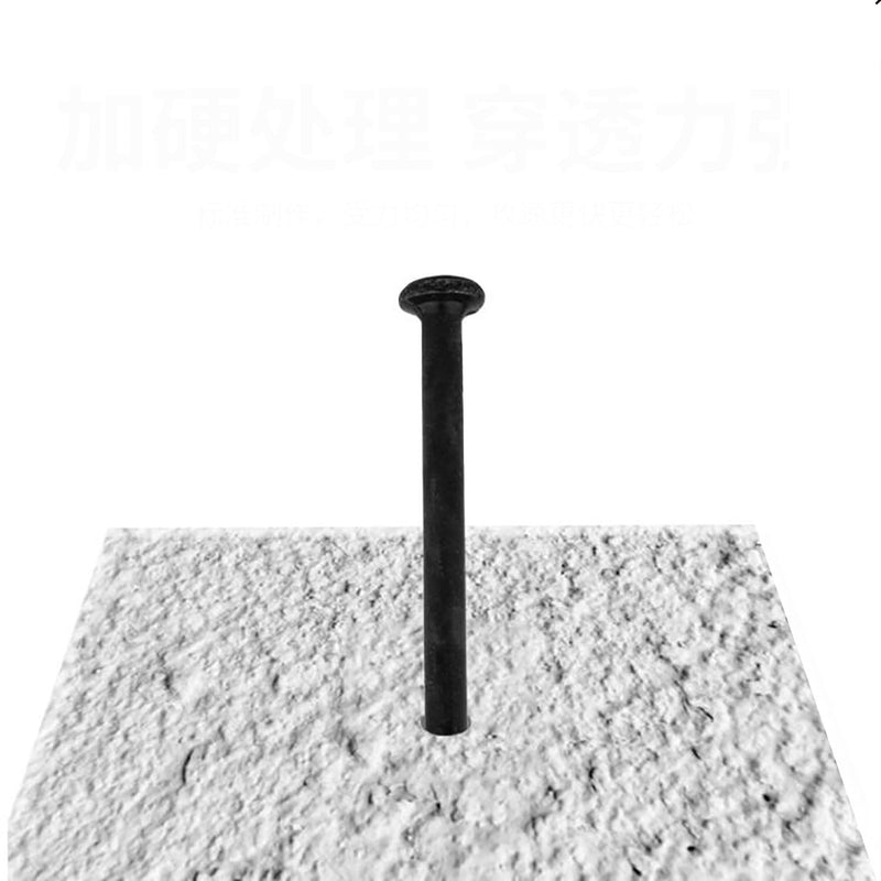 50pcs Hardware Nails 2 inch Length,Carbon Steel Point Tip Wall Cement Masonry Nail,Woodworking Nails,Concrete Nails,Black 50 mm 2 Inch / 50mm