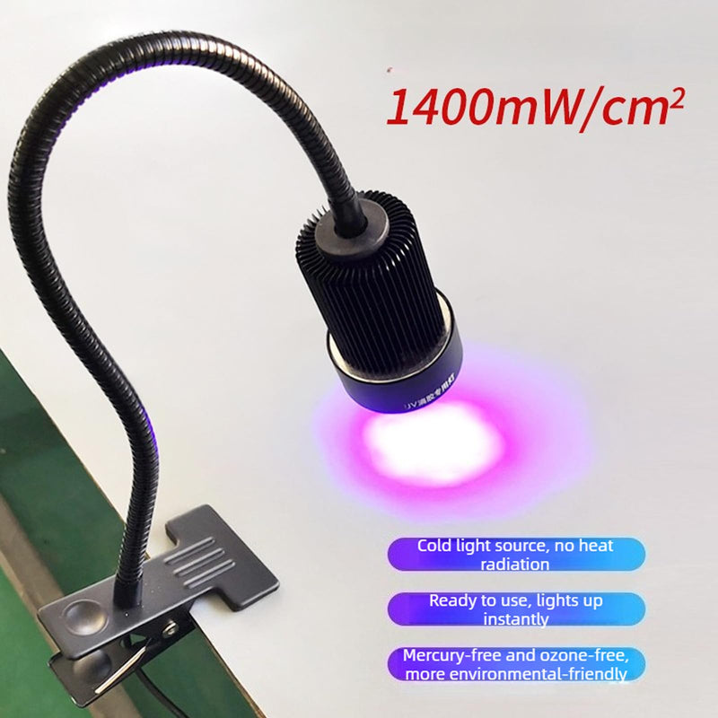 UV Light 365nm/395nm/405nm UV Curing Light for Crystal Glue Resin Ink Paint LCD Screen,Portable UV Curing Lamp (405nm)