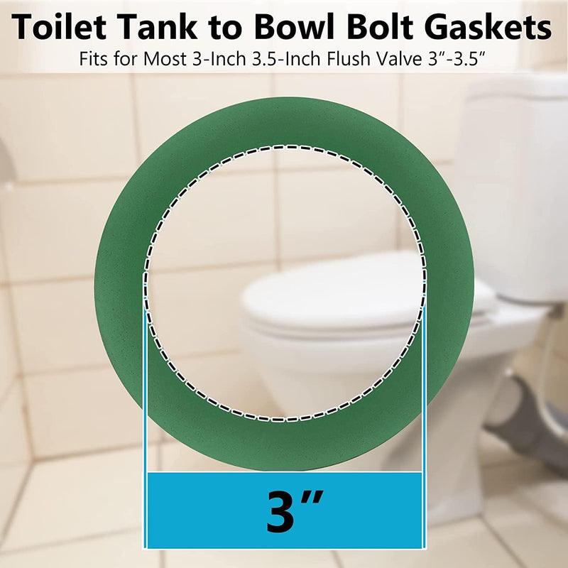 3'' Toilet Flange Tank to Bowl Coupling Kit AS738756-0070A | 3 Inch Flush Valve Opening Tanks