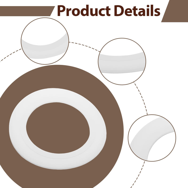 4Pcs Toilet Silicone Seal Gasket Compatible with Toto Flush Valve Replaces THU440-A THU451 10A-A THU826-A