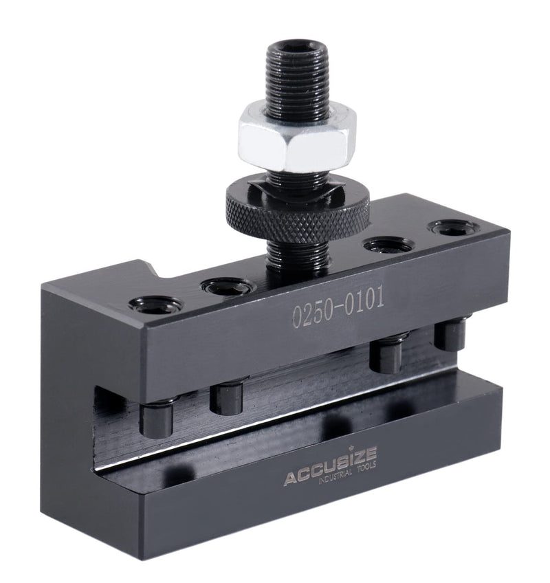 Accusize Industrial Tools Style Axa Turning and Facing Quick Change Tool Post Holder for1/2'' Turning Tools, Style 1, 0250-0101 AXA, 1/2" - NewNest Australia