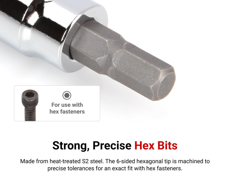TEKTON 3/8 Inch Drive x 5 mm Hex Bit Socket | SHB13204 Standard