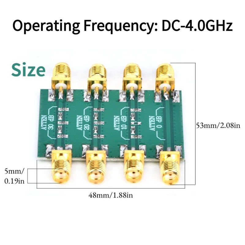 Radio Frequency Attenuator DC Double Female Head SMA Attenuator 50Ω