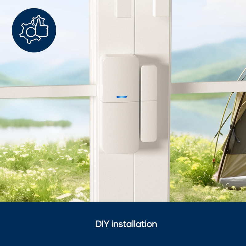 Entry Sensor (Pack of 6) - Window and Door Protection - Compatible with tolviviov Home Security System
