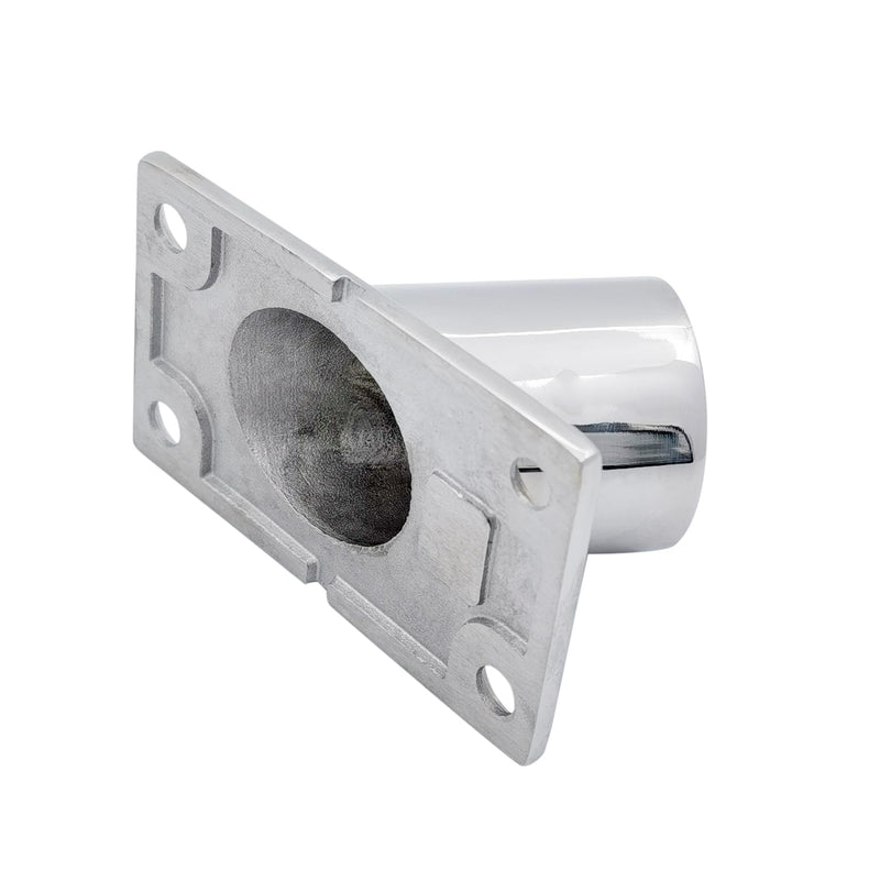 Boat Hand Rail Fitting-60/90 Degree 32MM Rectangular Base-Marine 316 Stainless Steel usd by Boats/Awning with Screws 60° FOR 1-1/4in Tube