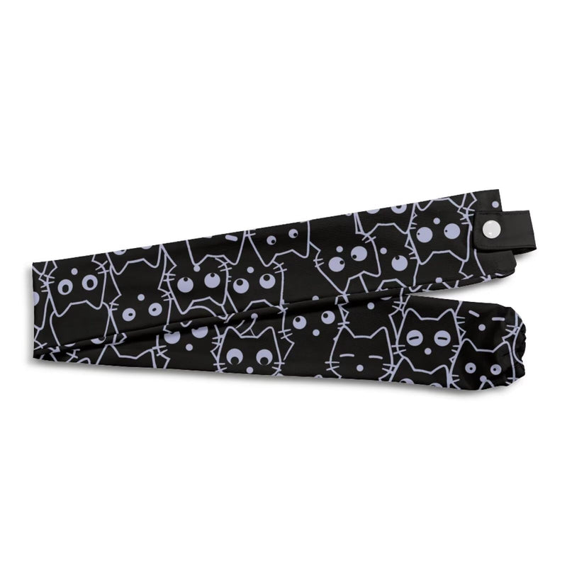 Rnyleeg Black Stethoscope Cover Funny Cat Design Stretchy Slim Looking Stethoscope Cover Sleeve Veterinary Fit to All Types of Stethoscopes Veterinary Supplies 1 Black Cat