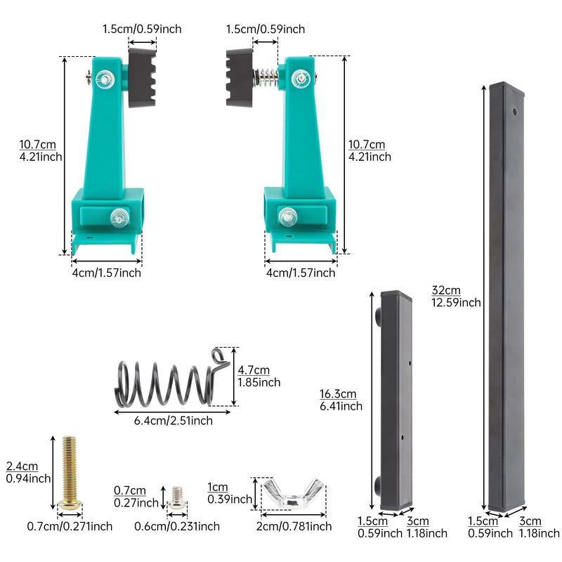 Adjustable PCB Holder Soldering Clamp for Circuit Board Soldering Desoldering Repair with Soldering Iron Pen Holder,Helping Hand Soldering Tool Holder 360 Degree Rotation