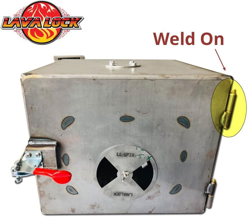 LavaLock Hinge, Weld-On, Steel Bullet Hinge, 4 3/4 x 3/4 in. No Zerk (4)