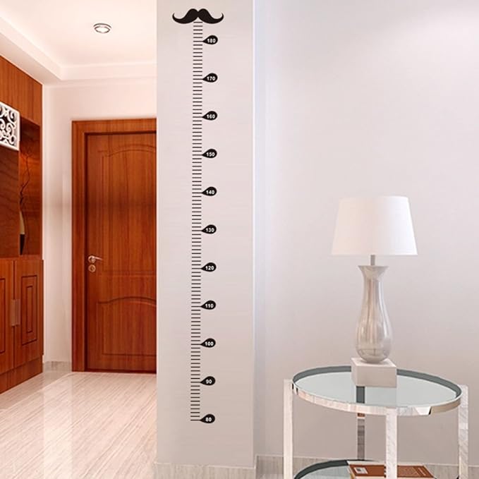 NUOLUX Height Scale Sticker Growth Chart Children Height Scale Animal Wall Sticker 80-180cm Kindergarten Children - NewNest Australia