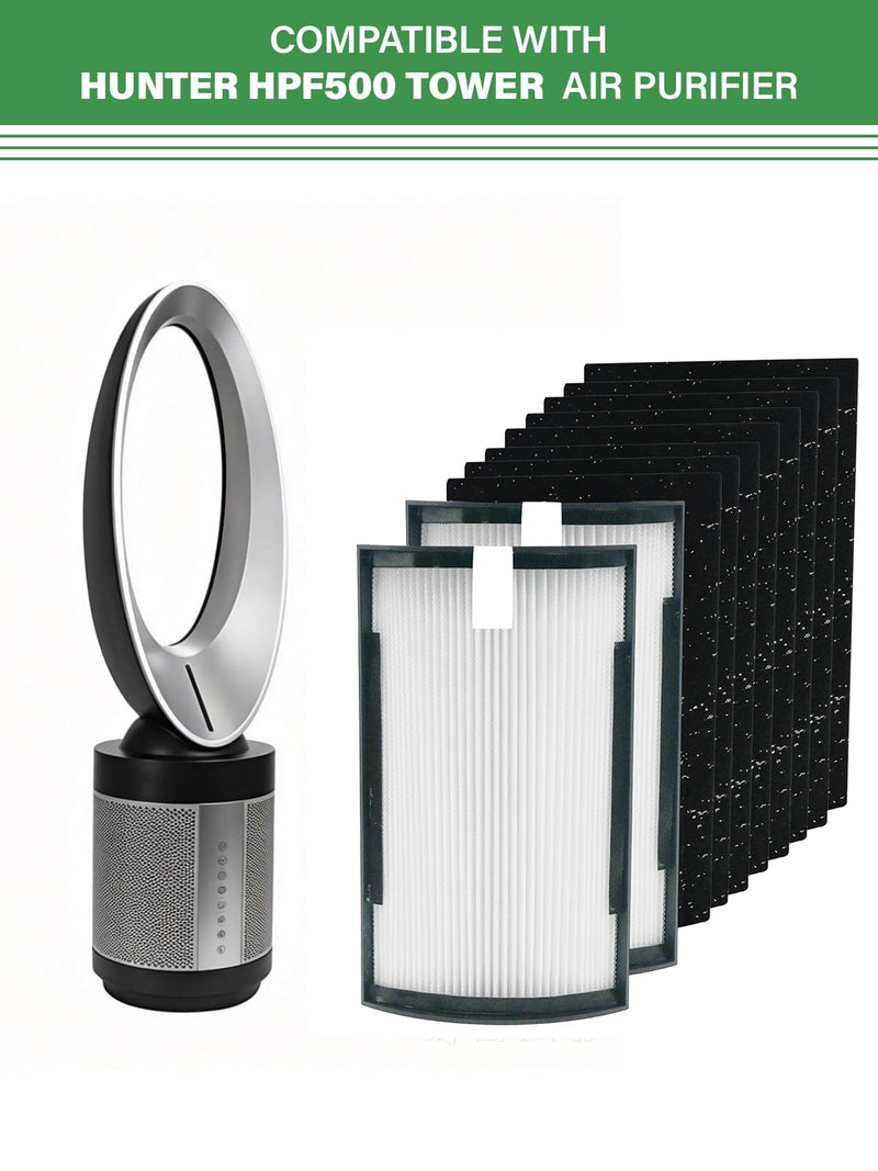 H-HF500-VP Replacement Filter Compatible with Hunter HPF500 Air Purifier