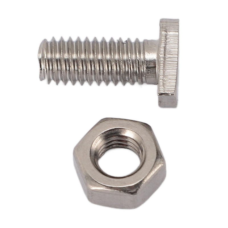 50pcs Greenhouse Bolts Nuts Set, Stainless Steel Greenhouse Bolts and Nuts M6X14 Bolts and M6 Hex Nuts for Outdoor Plant Gardening Installing and Fixing Greenhouse