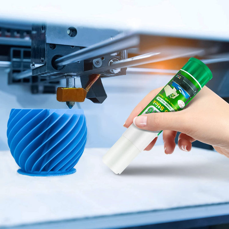 3D Printer Glue Sticks 6 Pieces for Glass, PEI Sheet, Aluminum Build Plate, Solid Adhesive for PETG, PLA, TPU, ABS Filament, 1.27oz*6, Washable Stick Glue