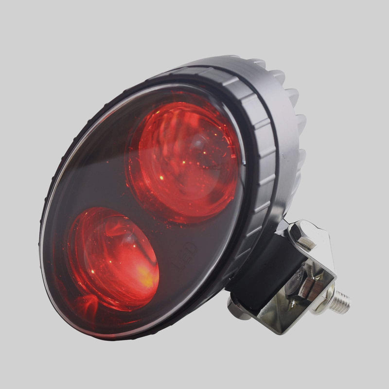 LED Forklift Safety Light RED for Warehouse Pedestrian Warning Spot Lights 8W 5.5inch 10V-80V