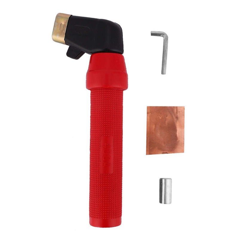 Welding Electrode Holder, 400A American Style Welding Stinger, Welding Electrode Rod Full Copper Heavy Duty Electrode Clamp Accessories for Welding Machine