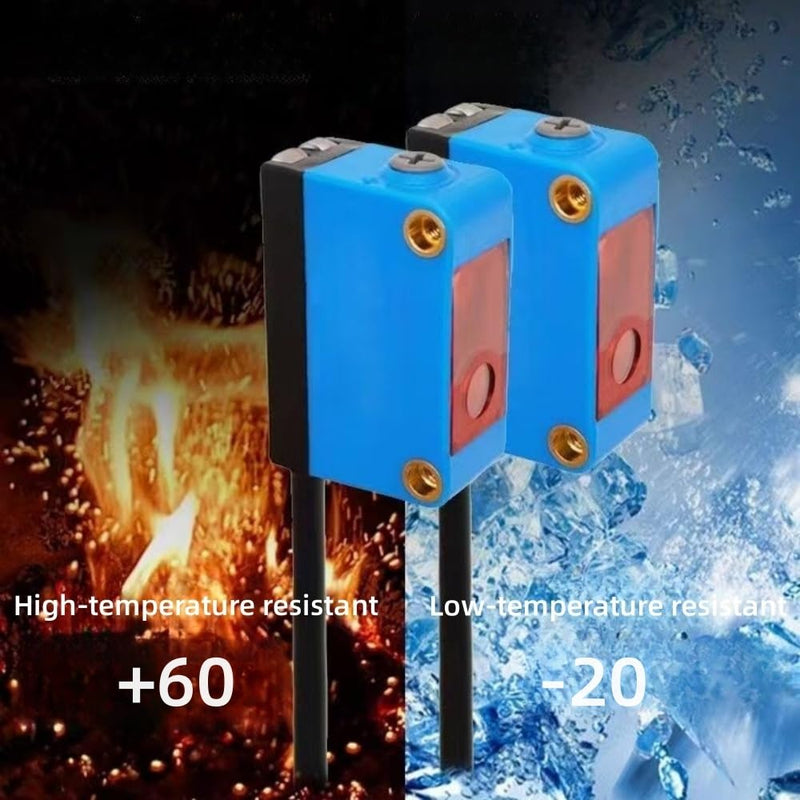 BGX-35N Photoelectric Switch, 2 Pieces | Background Suppression Diffuse, Detection Distance 10-450MM, 12-24 VDC, NPN Output BGX-35N