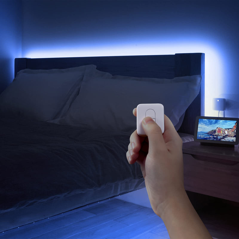SwitchBot Remote One Touch Button - Compatible with SwitchBot Bot, Curtain Robot, Color Bulb, Plug Mini and Blind Tilt, Smart Home Easy to Control, Bluetooth Long Range 5.0 Gray