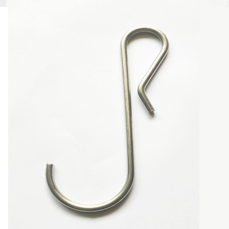 Metal Pot Hanger Stainless Steel s Hook,Used to Hang and Organize Kitchen cookware, (4“ Steel, 10) 10 Pieces