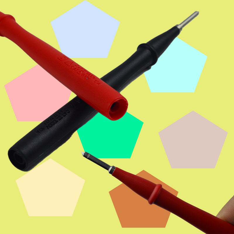 TP1 Slim-Reach Flat Blade Test Probe with Stainless Steel Tip, 1000V Voltage, 10A Current Compatible with FLUKE T5-1000,T5-600 TP1