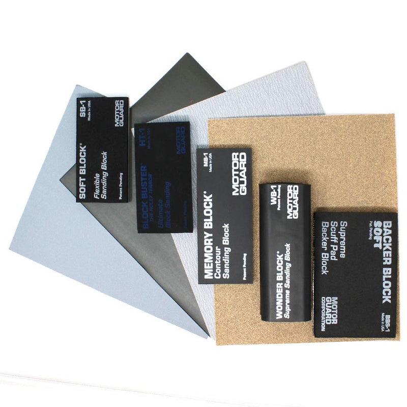Motor Guard - Sand Block Assortment 5 Piece (AP1), One Size 5 Block Pack