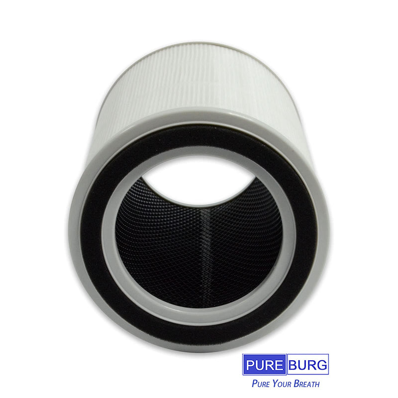 PUREBURG TPAP001 Replacement Filter Compatible with TOPPIN Comfy Air C2 Air Purifier,2-Pack H13 True HEPA Activated Carbon 2-in-1. Does not Fit Comfy Air Bridge series.