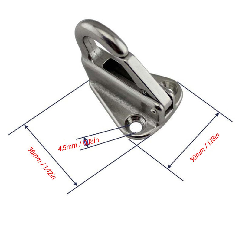 Marine Hardware Hook, Heavy Duty Boat Hook, 6Pcs Fender Hook Stainless Steel Heavy Duty Spring Buckle Type Fender Hanger for Home Marine Engineering