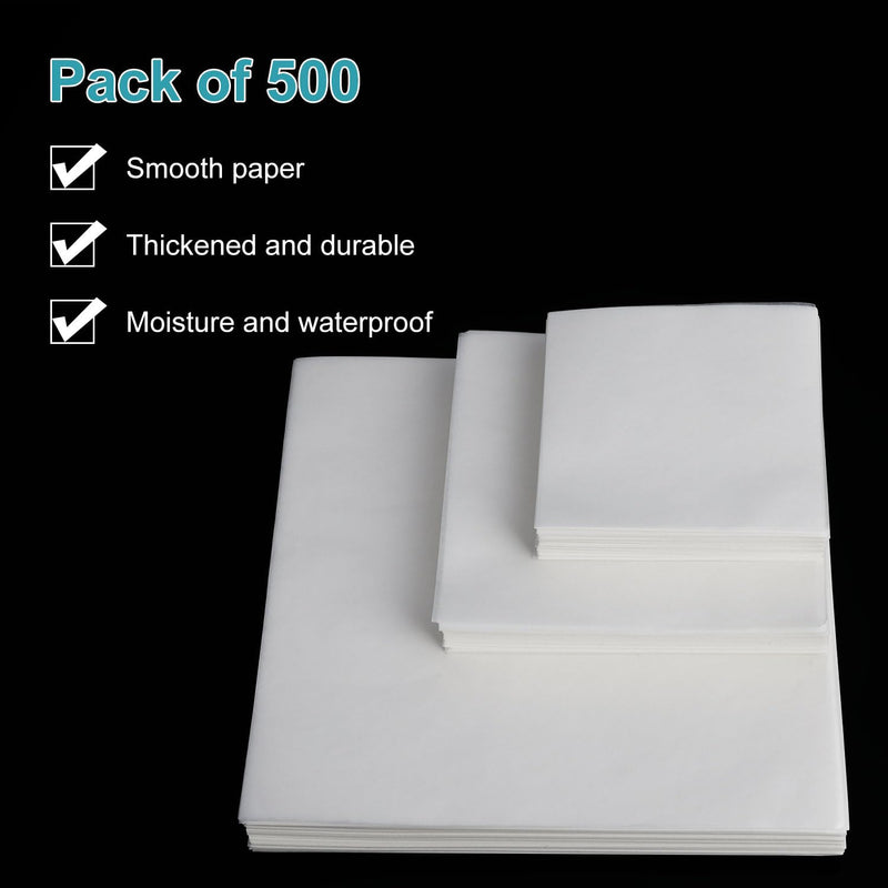 stonylab Weighing Paper, 150 x 150 mm Nitrogen-Free Sample Scale Papers Analytical Balance, for Laboratory Research, Pack of 500