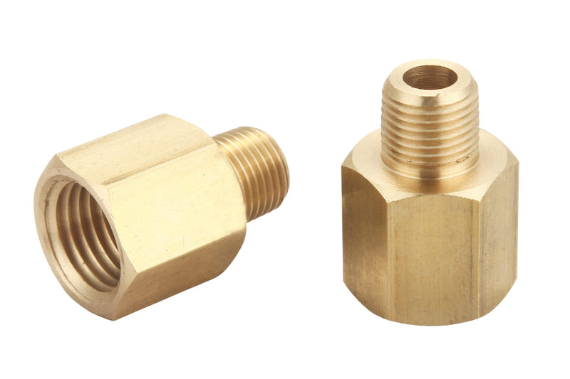Brass Pipe Fitting, Adapter, 1/8 Inch NPT Male Pipe x 1/4 Inch NPT Female Pipe, Pack of 5 1/8 Inch NPT Male x 1/4 Inch NPT Female 5 Piece