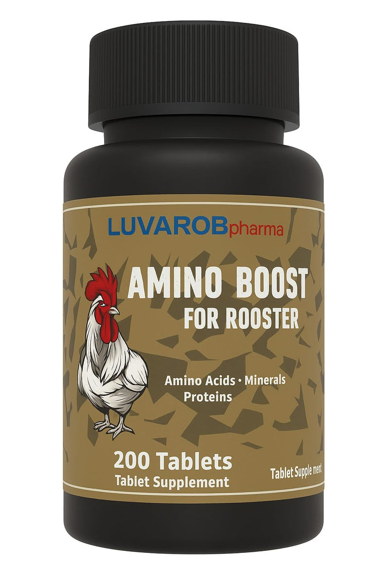 Nutrición Avícola para Gallos y Pollos Apoyo Muscular y Vitalidad 200 Tablets