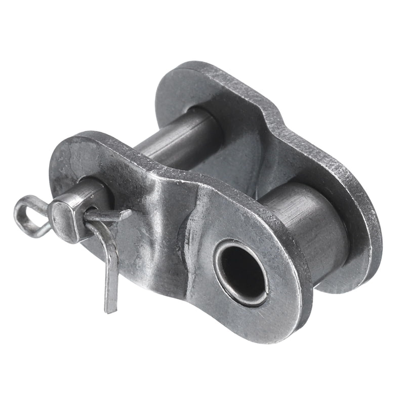 uxcell 2Pcs #420 Chain Offset Half Link Roller, 1/2" Pitch Carbon Steel, Standard Chain End Connector Split Links