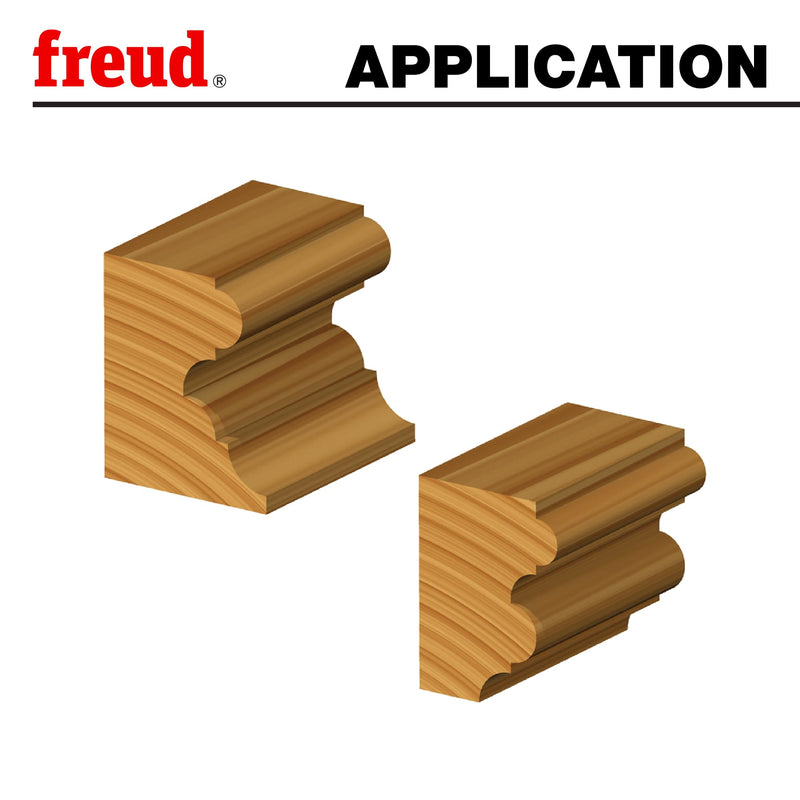 Freud 99-PKJ: 1-1/2" (Dia.) Multi-Profile Bit with 1/2" Shank
