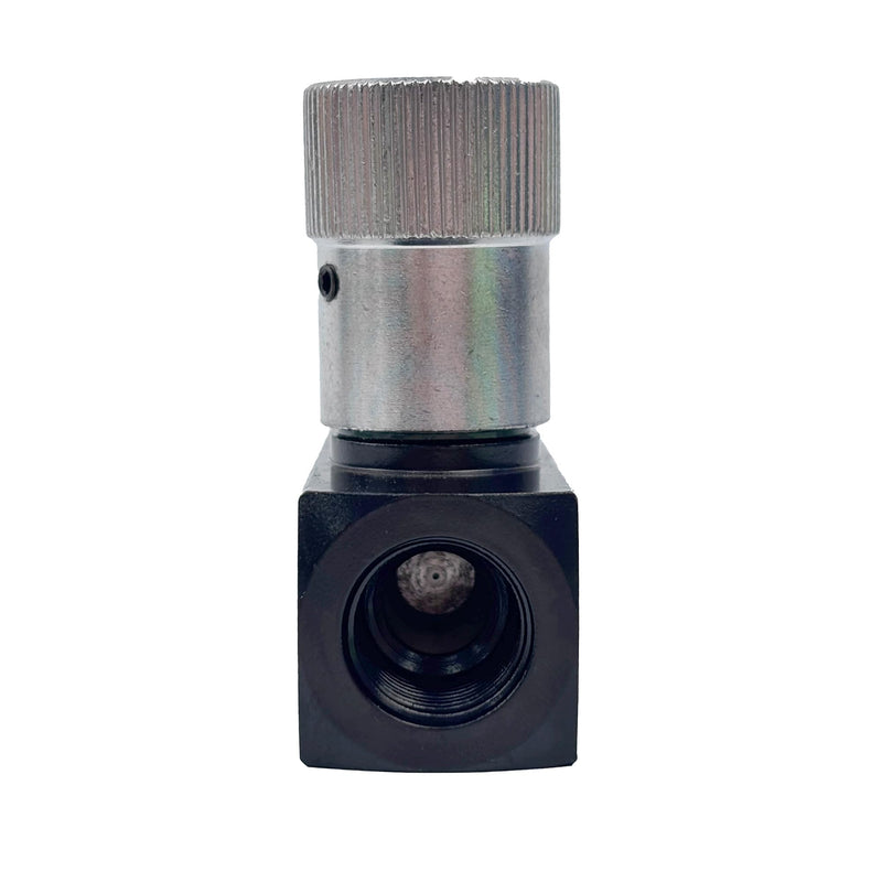 3/8 Inch NPT Hydraulic Needle Valve 5800PSI Two Way Throttle Check Valve for Hydraulic Oil Gas 3/8