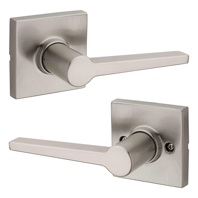 Safe Lock by Kwikset Daylon Lever Square Rose Passage Lock Matte Black