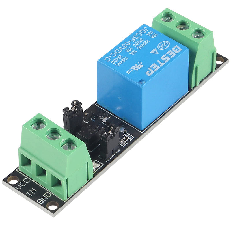 Alinan 10pcs 1 Channel 3V/3.3V Relay High Level Driver Module Optocoupler Relay Module Isolated Drive Control Board for ESP8266 Development Board