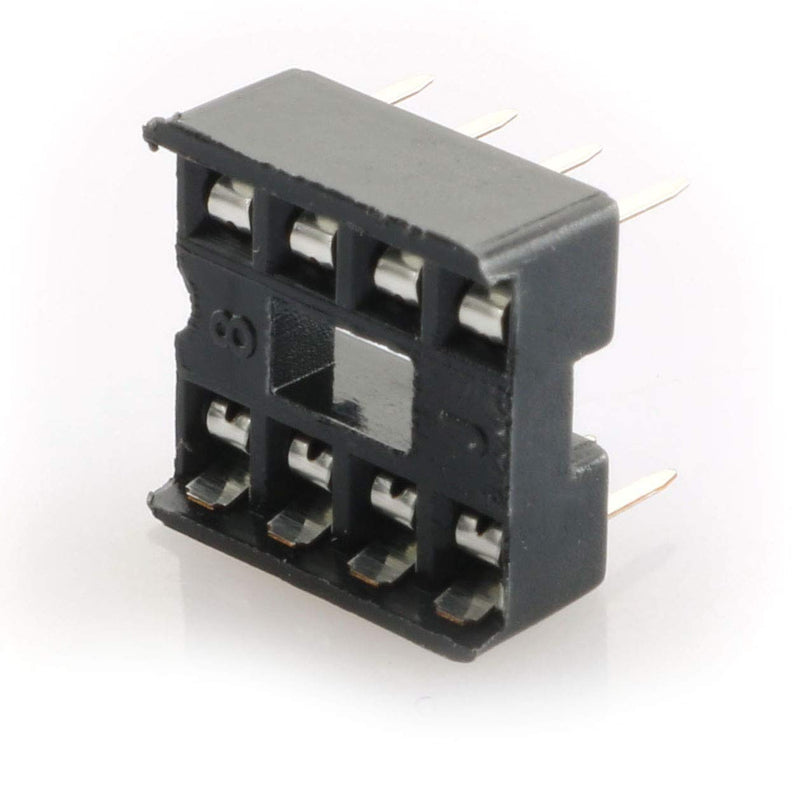 Tegg 8 Pin IC Socket 60 PCS 8 Pin DIP IC Socket Adaptor Solder Type