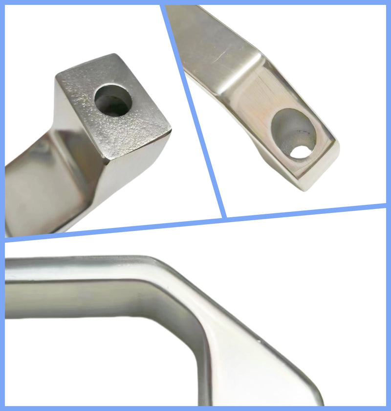 Bow Door Handle, Heavy-Duty 304 Stainless Steel Handle handrail for Drawers, cabinets, Entrance Door Handles (Hole spacing: 7"(180mm)) hole spacing: 7"(180mm)