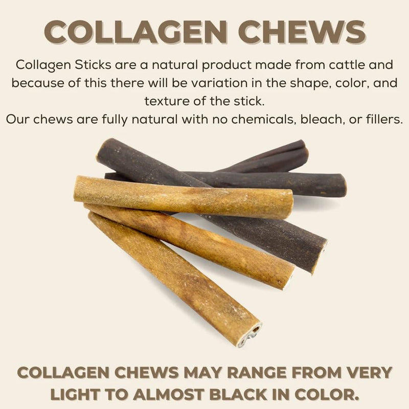 Bully Bunches 6 Inch Collagen Wrapped in Beef Bully Stick | Consistently Sized, All-Natural, Long Lasting Dog Chew | Dental Stick for Avid Chewers (6 Inch, 5 Pack) 6 Inch - 5 Pack