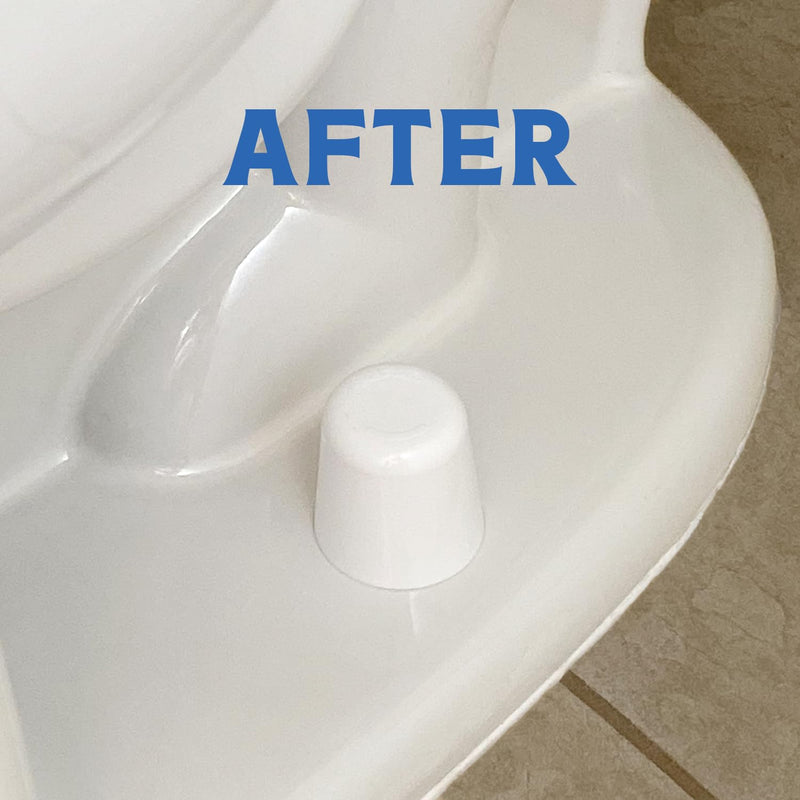 Stinky John's Tall Toilet Bolt Caps: Don't Cut Those Bolts! 100% Made in USA, Toilet Bolt caps, Toilet Bolt Covers, Toilet Screw Covers (Universal Fit, 2 Pack)