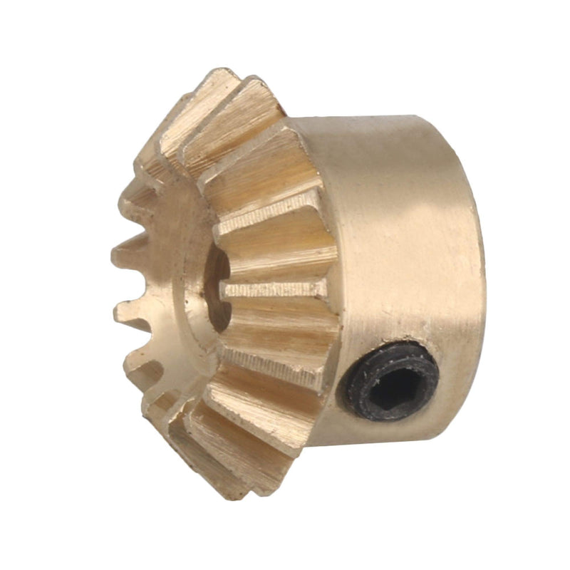 CNBTR 15T Copper 0.8 Modulus Tapered Bevel Gear Wheel 3mm Bore 10mm Outer Dia