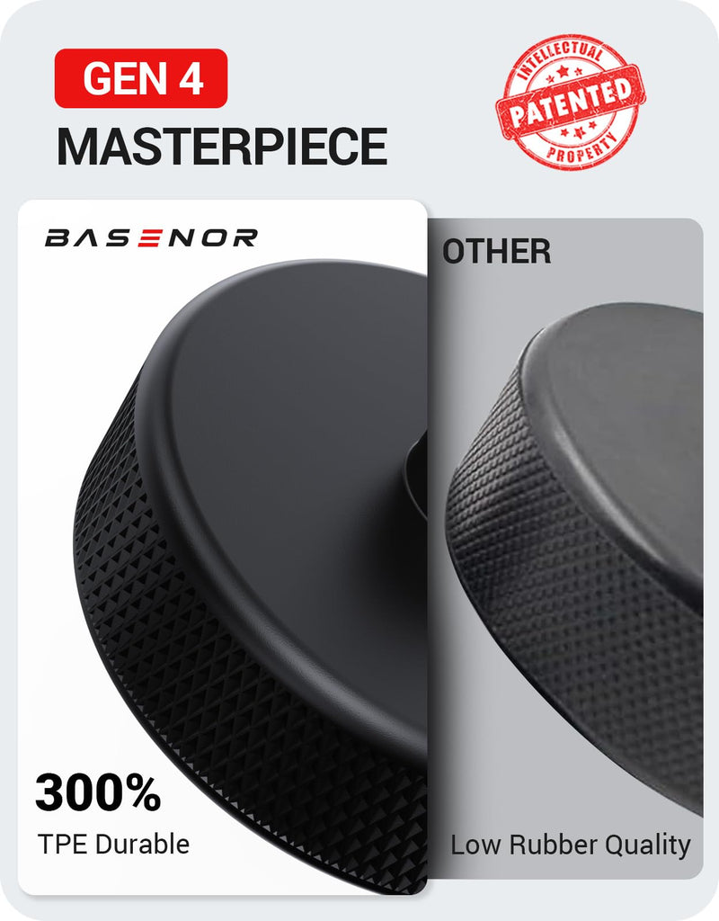 BASENOR Upgraded Tesla Car Floor Jacks, Jack Pucks with Storage Case, TPE Lifting Jack Pad [10x Hardness] to Protect Chassis, Vehicles Accessories for 2013-2025 Model 3/Y/S/X, Austin & Fremont Build