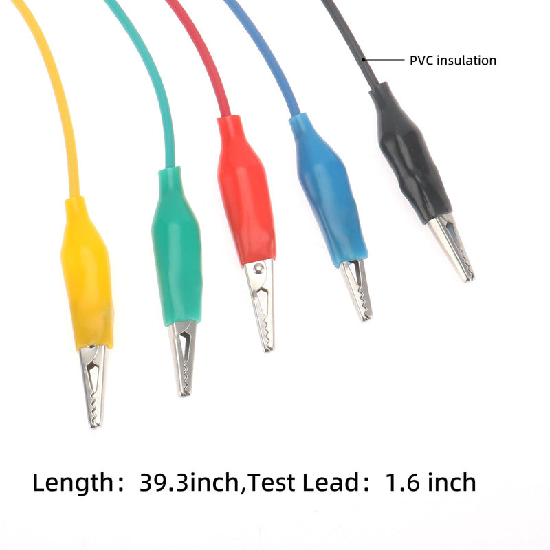DIANN 22pcs Back Probe Test Kits with Wire Piercing Probes 15pcs Back Probe Pins 5 Colors and Alligator Clips for Vehicle Automotive Car Circuit Electrical Diagnostic Testing