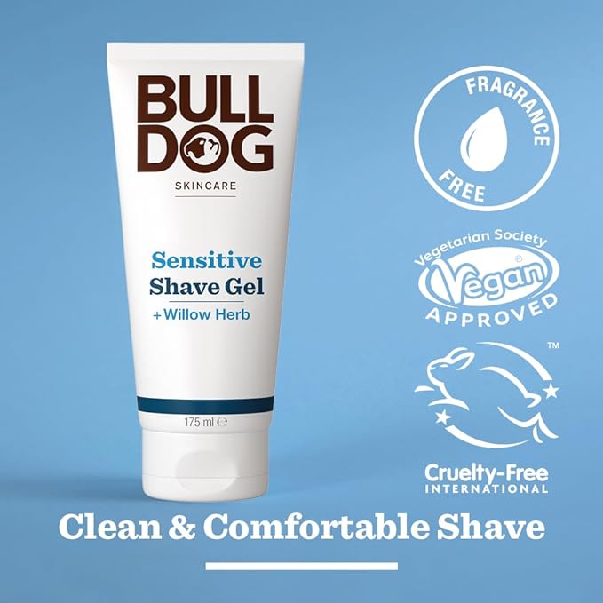 Bulldog Sensitive Shaving Gel 175ml - NewNest Australia