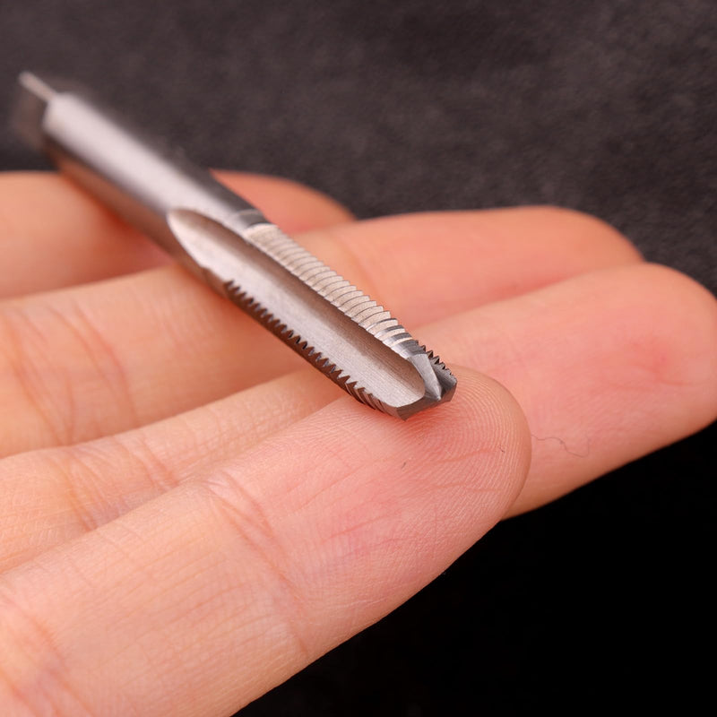 Metric Machine Tap,2pcs M6 x 1.0mm HSS 6542 Straight Flutes Screw Tapping Threading Machinist Repair DIY Tool