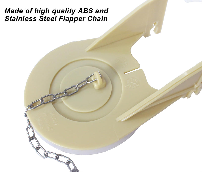 3-Inch Toilet Flush Valve Flapper Compatible with TOTO THU128 THU092-7 Flapper Valve Replacement Parts with Silicone Seal and Counter Balanced
