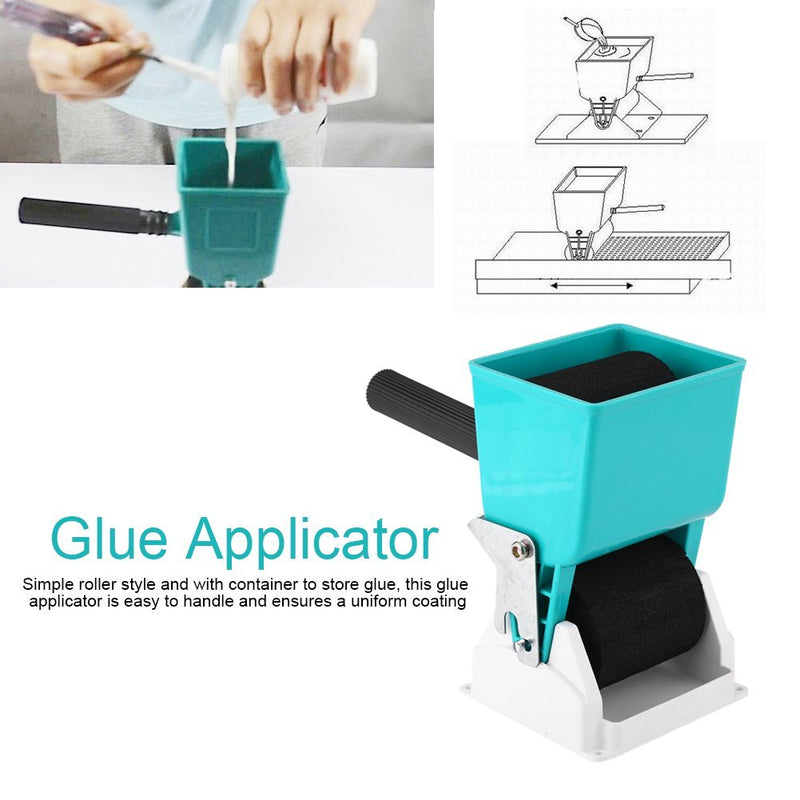180mL/320mL Portable Woodworking Glue Roller with Stand and Flow Control Switch Glue Applicator Roller DIY Handheld Adhesive Roller for Carpenter(3inches)